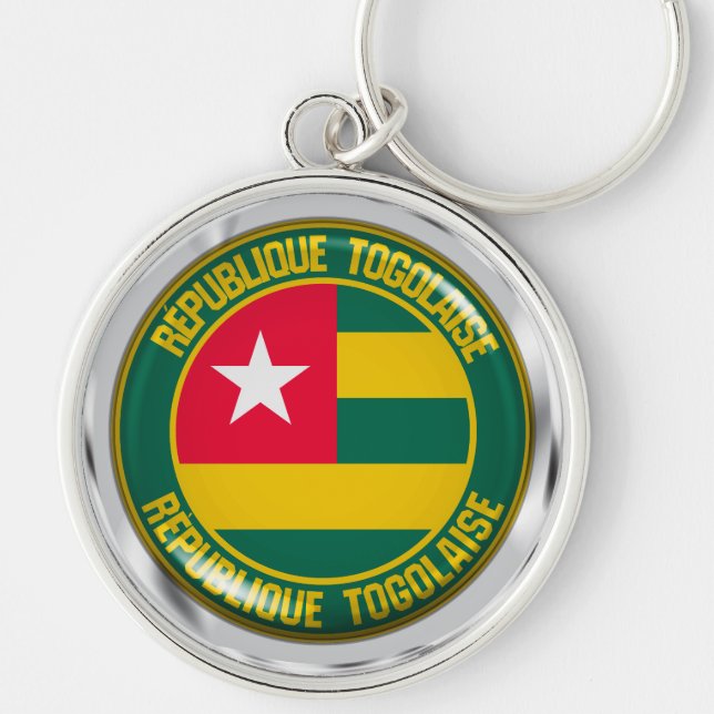 Togo Round Emblem Keychain (Front)