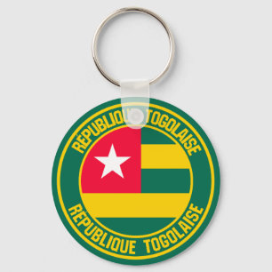 Togo Round Emblem Keychain