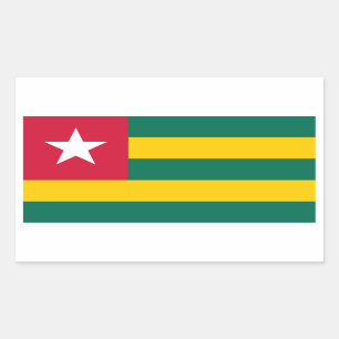 Togo/Togolese Flag Sticker