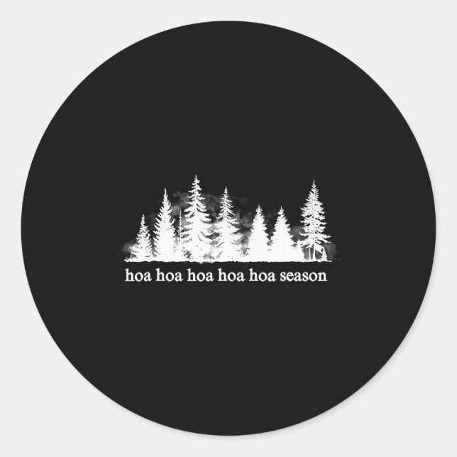 (toi Mau) Hoa Hoa Hoa Hoa Hoa Season Christmas  Classic Round Sticker (Front)