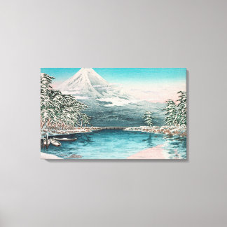 Toile 浮世絵キャンバス ukiyoe 高橋松亭 「田子の浦」