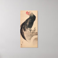 黒 い 雄 鶏, 北 Black Rooster, Hokusai