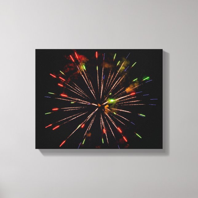 Toile 0948-Feu d'artifice (Recto)