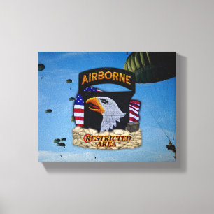 Toile 101e division aéroportée anciens combattants