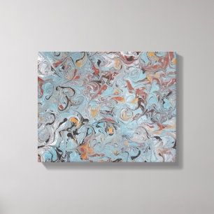 Toile 13x11 Peinture acrylique de crème glacée fondue