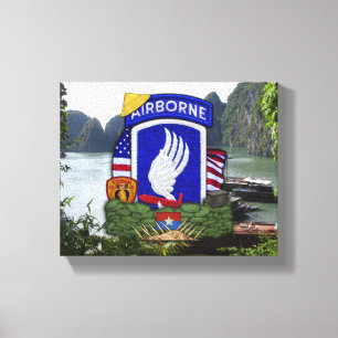 Toile 173e brigade aéroportée anciens combattants de la