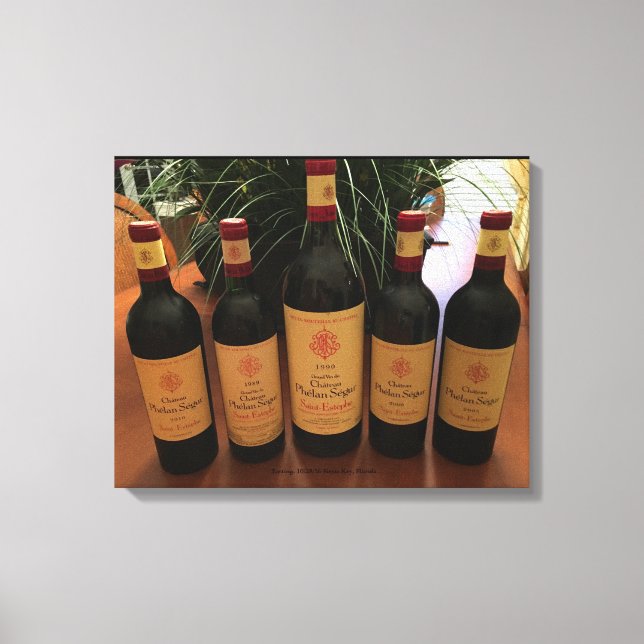 Toile 1989,1990,2000,2005,2010 Phelan Segur Tasting. (Recto)