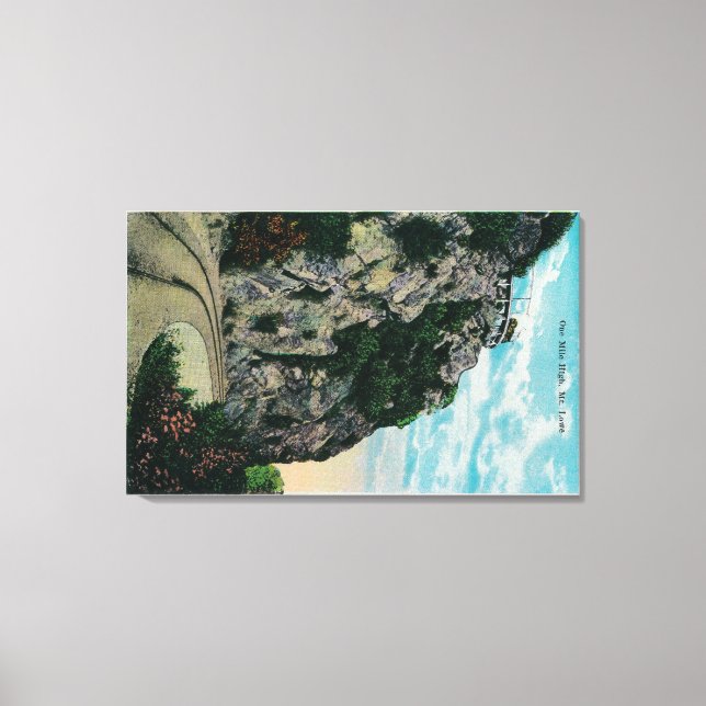 Toile 1,5 km de haut, au mont LoweMt. Lowe, CA (Recto)