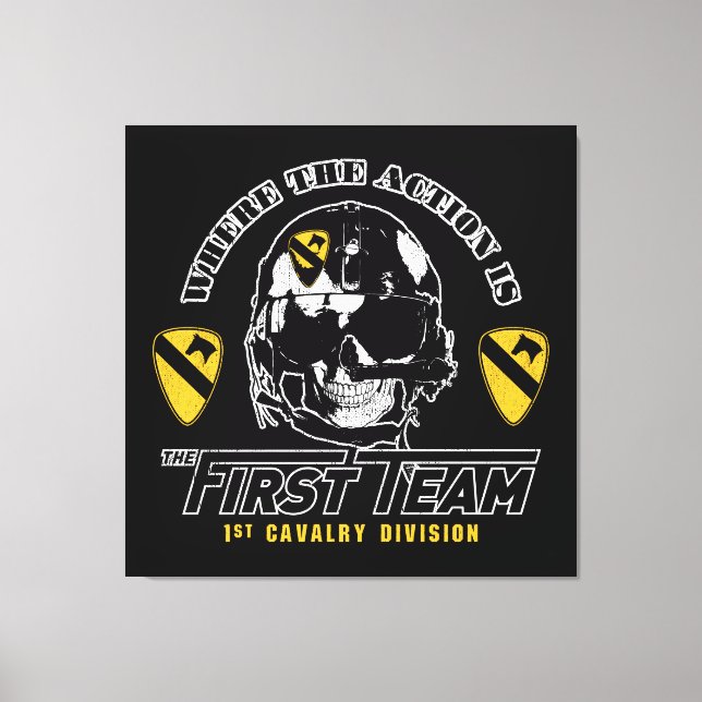 Toile 1re division de cavalerie (Recto)