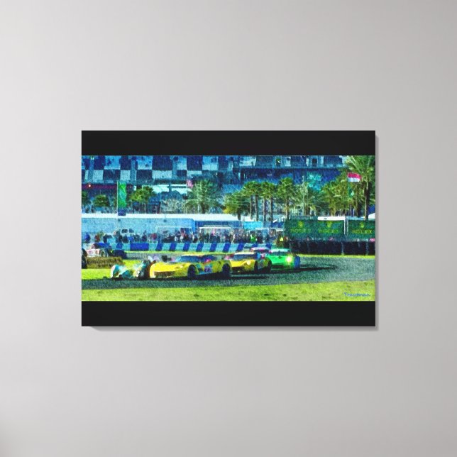 Toile 2015 Rolex 24 heures de Daytona (Recto)