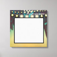 20"x20" Signature Canvas Plage Coucher de soleil P