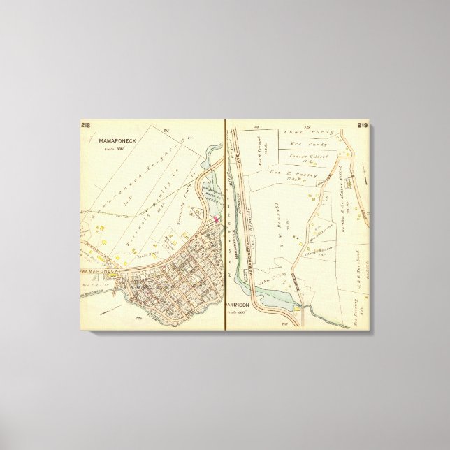 Toile 218219 Mamaroneck, Harrison (Recto)