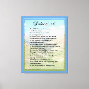 Toile 23:1 de psaume - copie de 6 écritures saintes