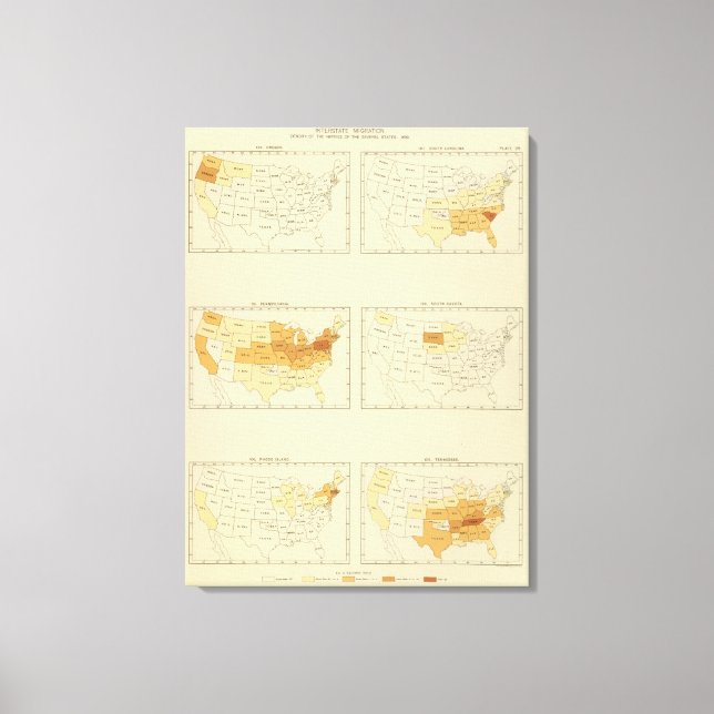 Toile 29 Migration inter-États 1890 ORTN (Recto)