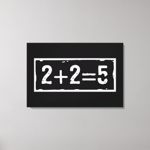 Toile 2 plus 2 égale 5