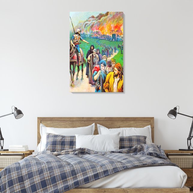 Toile 2 Rois 25 Juda prise en captivité à Babylon Canvas (Insitu(Chambre))