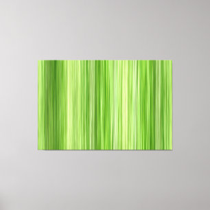 Toile 3 ambiants verts, conception moderne originale