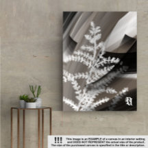 40x60"Terra's doux murmure Fleur marron abstraite
