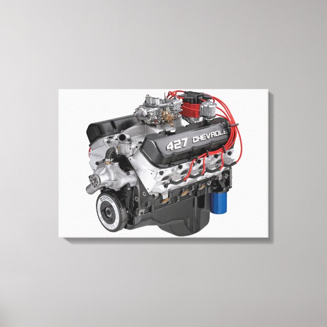 Toile 427 Gros Moteur de bloc Chevy (Recto)