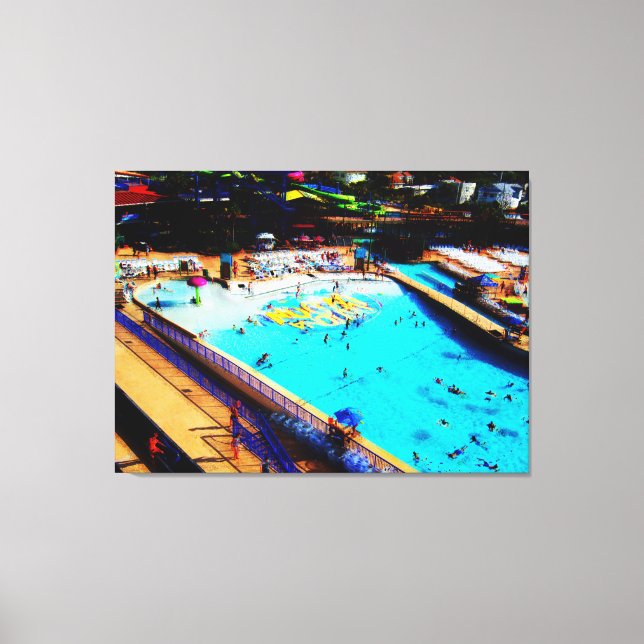 Toile 4 juillet à Daytona Lagoon Waterpark Fan Art (Recto)