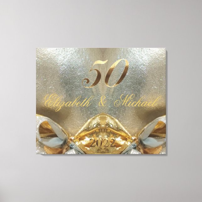 Toile 50e anniversaire du Mariage d'or 2022 (Recto)