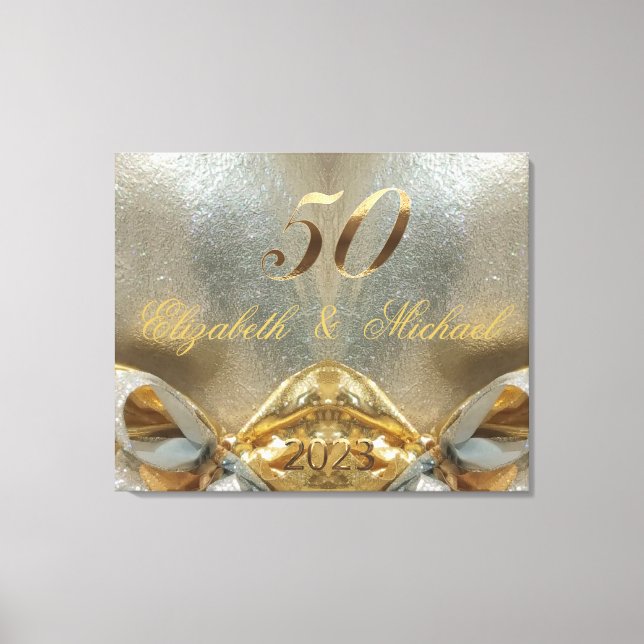 Toile 50e anniversaire du Mariage d'or 2023 (Recto)