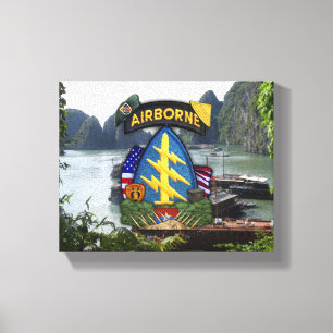 Toile 5e Sfg des forces spéciales Green Berets Nam