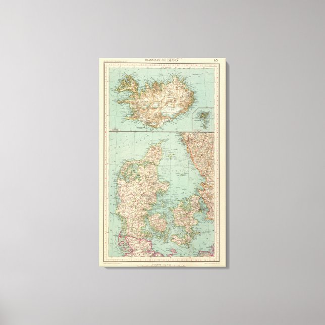 Toile 65 Danemark, Islande (Recto)