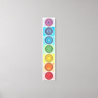 7 Canvas Chakra Imprimer