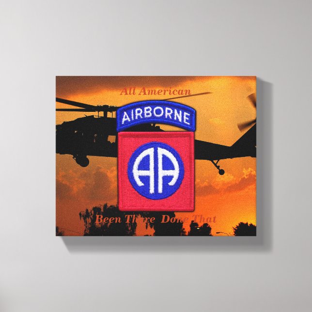 Toile 82e ABN vétérans de Fort Bragg (Recto)