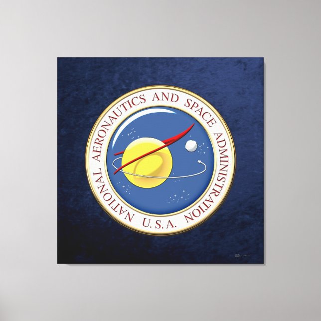 Toile [900] Emblème de la NASA [3D] (Recto)