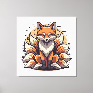 Toile 9 Epingle de renard à queue