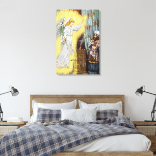 Toile à angle enroulé