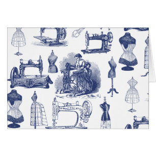 Toile à coudre vintage