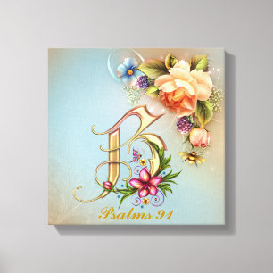 Toile à enveloppement Premium Monogram B (Gloss)