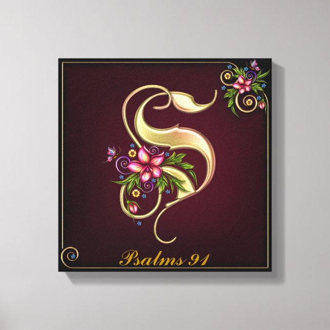 Toile à enveloppement Premium Monogram S (Gloss) (Recto)