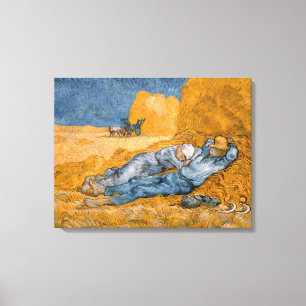 Toile A midi - Repos de travail par Vincent Van Gogh