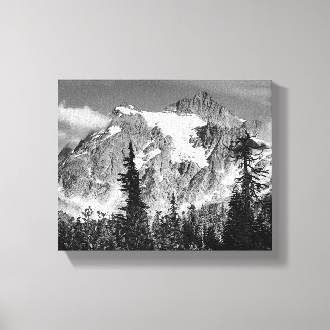 Toile A Mountain in the North Cascades National Park (Recto)