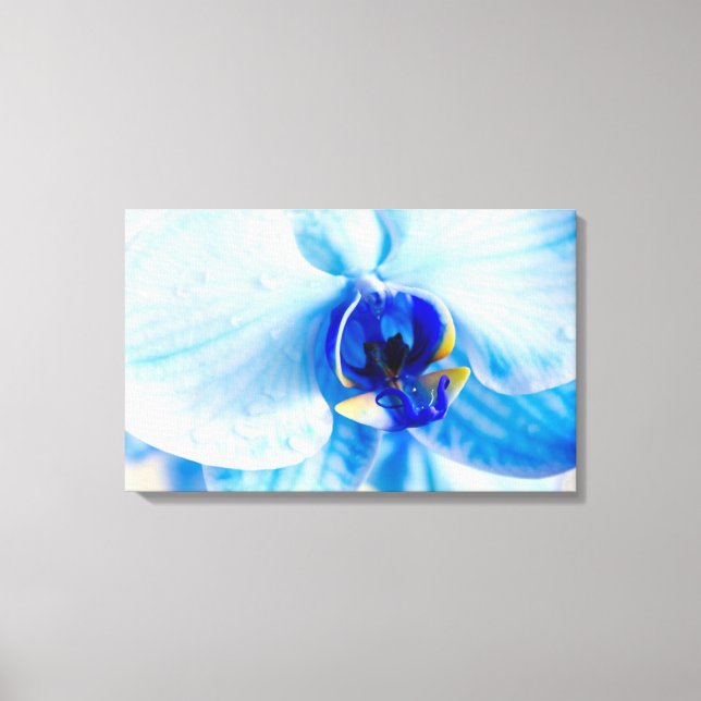 Toile à orchidées bleues (Recto)