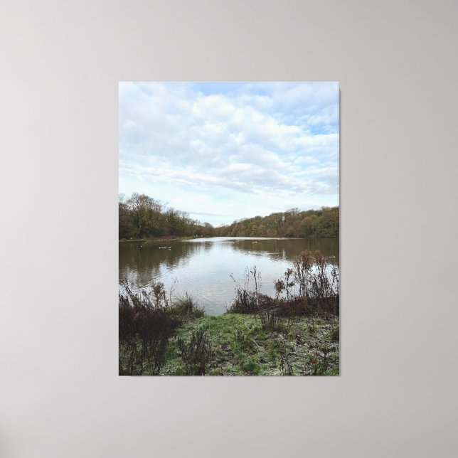 Toile A peacful lake.. (Recto)