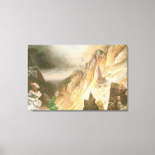 Toile Abaissez les automnes, canyon grand du Yellowstone
