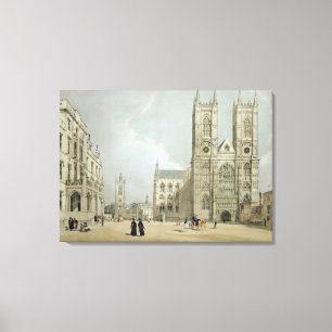 Toile Abbaye de Westminster et hôpital, de 'Londres en