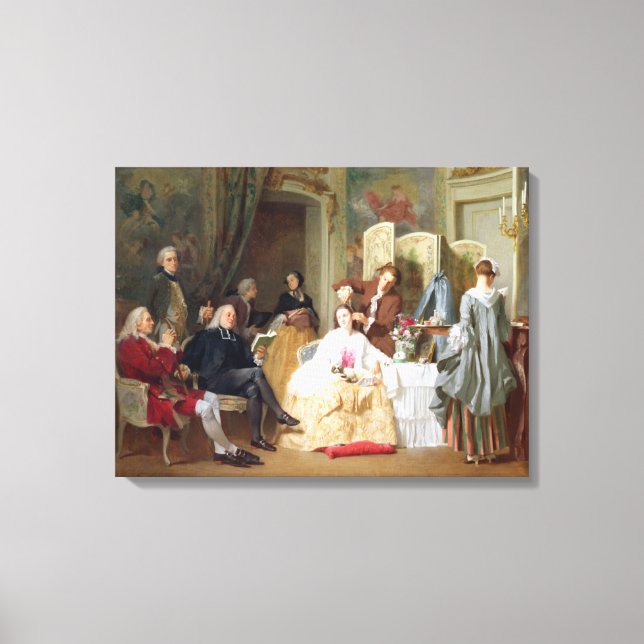 Toile Abbe Prevost lit 'Manon Lescaut', 1856 (Recto)