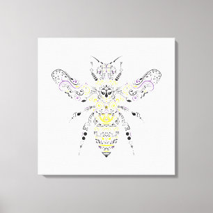 Toile abeille au miel