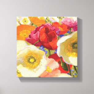 Toile Abondance de fleurs