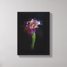 Abstract Iris Flower – Elegant Floral Art