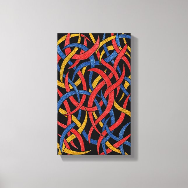 Toile Abstract Light Fragments (Recto)