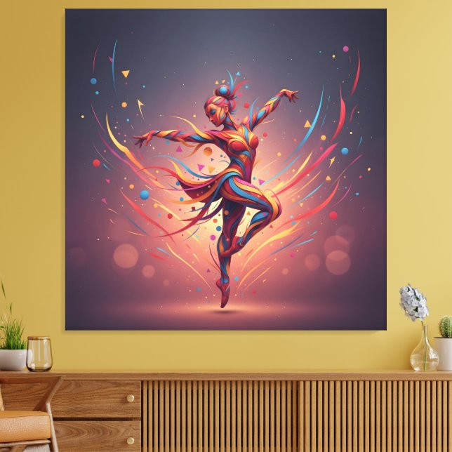 Toile Abstract Pop Art Dancer  (Insitu(Salon))