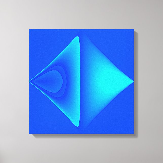 Toile abstraction goutte d'eau (Recto)