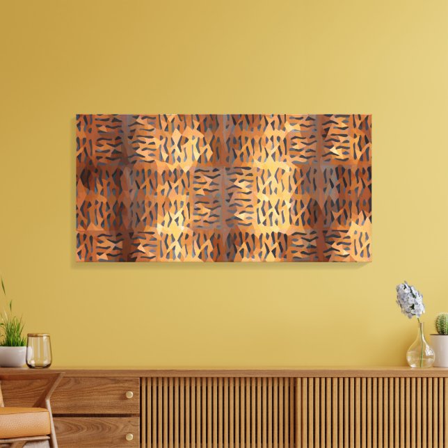 Toile Abstrait 14080 (Insitu(Salon))